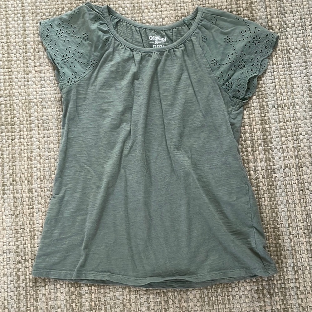 OshKosh top with detail sleeves